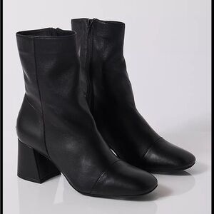 Free People Black Heeled Boots